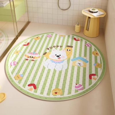 PVC Bath Mat with Suction Cups (100×40 cm)